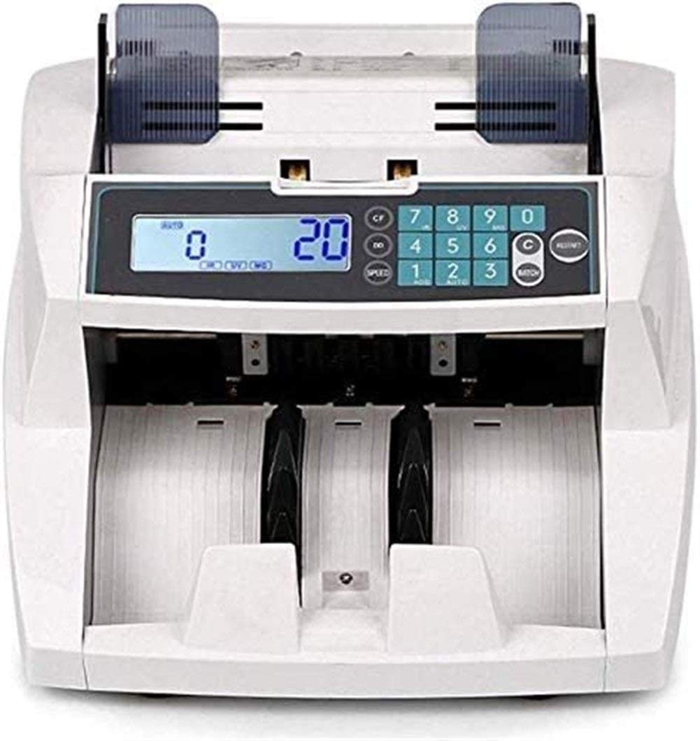 Contasoldi con rilevamento di Falsi UV/MG - Conta, Macchina Conta Banconote per aziende e Banche - Conta Dollari USA con Display a LED