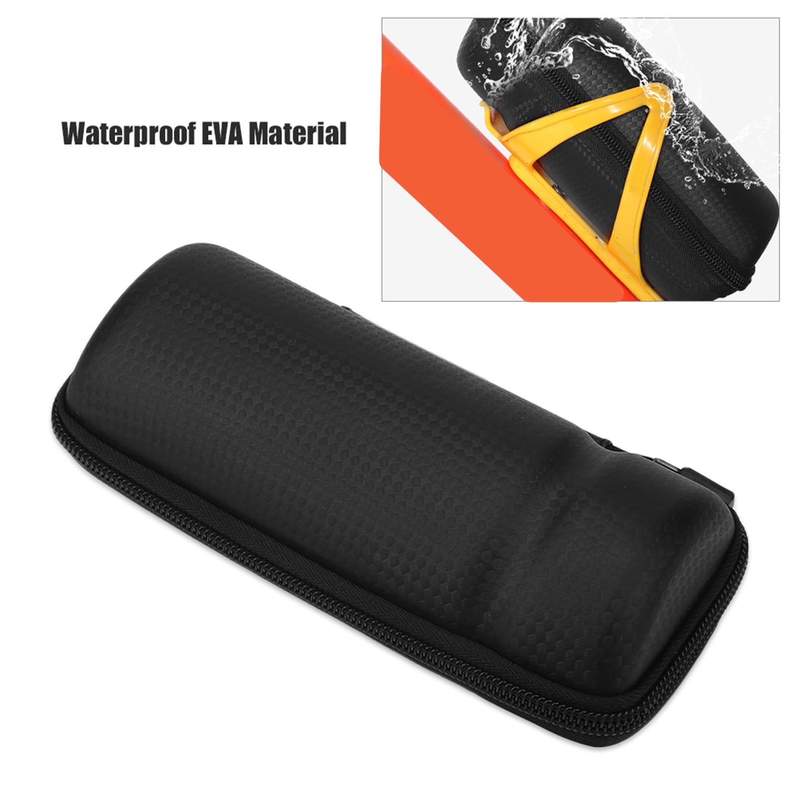 Generic Borsa per Kit di Attrezzi per Riparazione Mountain Bike Impermeabile Portatile per Manutenzione di Emergenza in Bicicletta Materiale EVA 7 * 2.9 ''