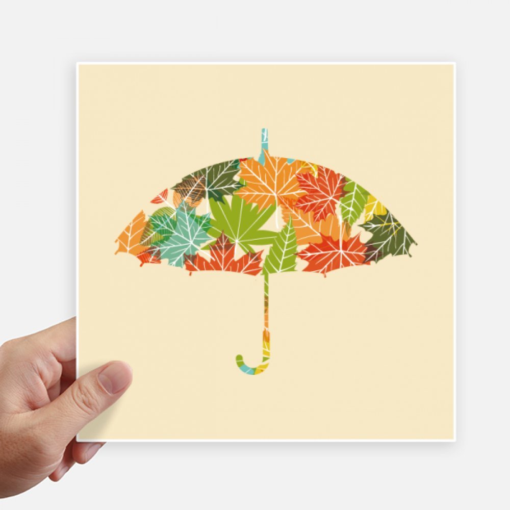 Stickers cuadrados de lluvia de 20cm para pared y maleta DIYthinker pack de 4