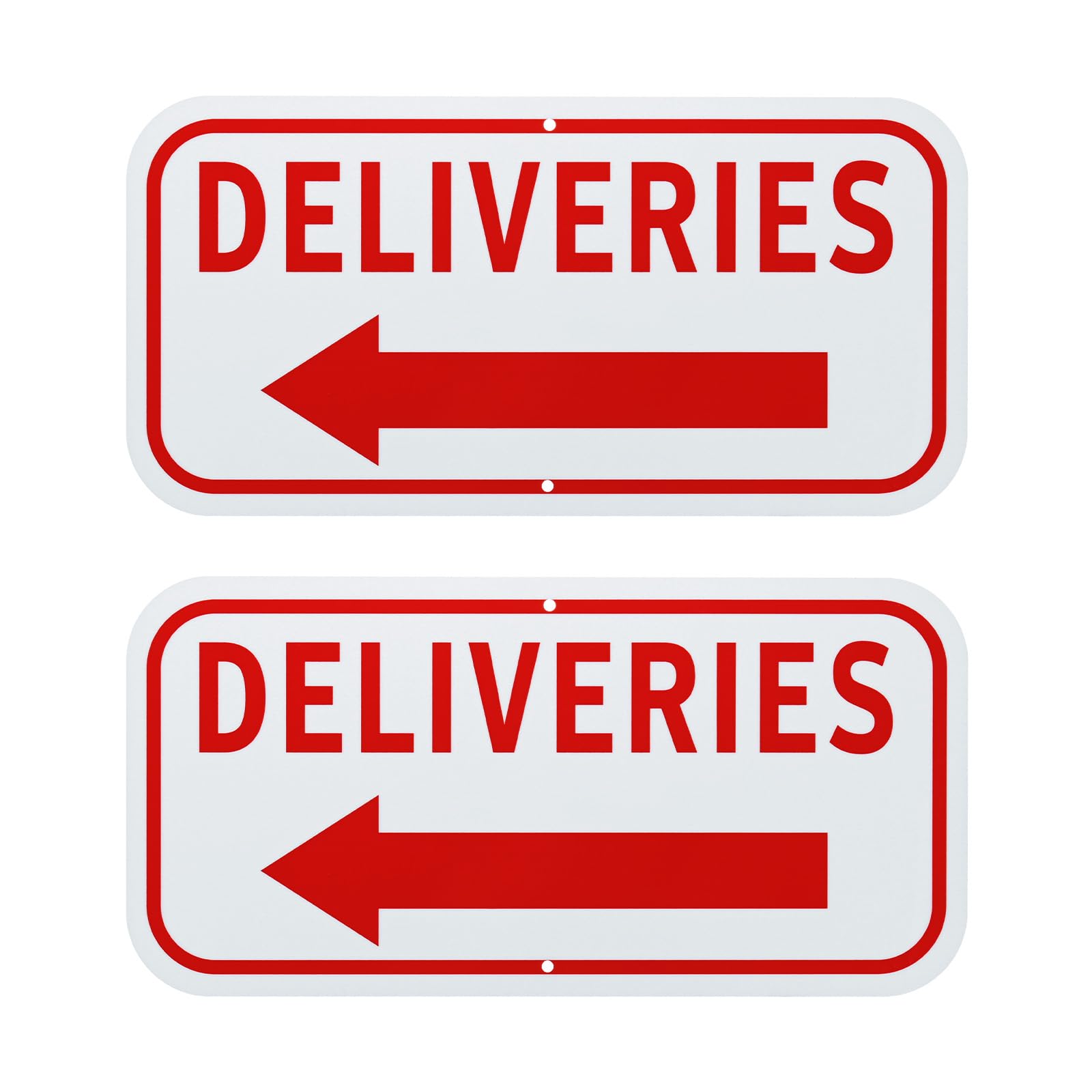 M METERXITY 2-Pack Deliveries Sign with Lift Arrow