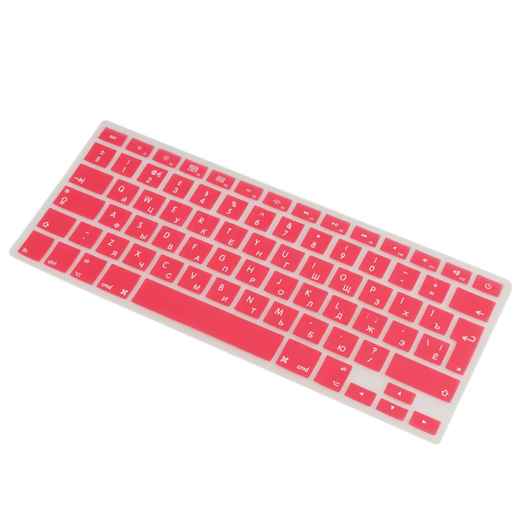 FLAWISH RussianEnglish Silicone Keyboard Skin Cover Sticker for