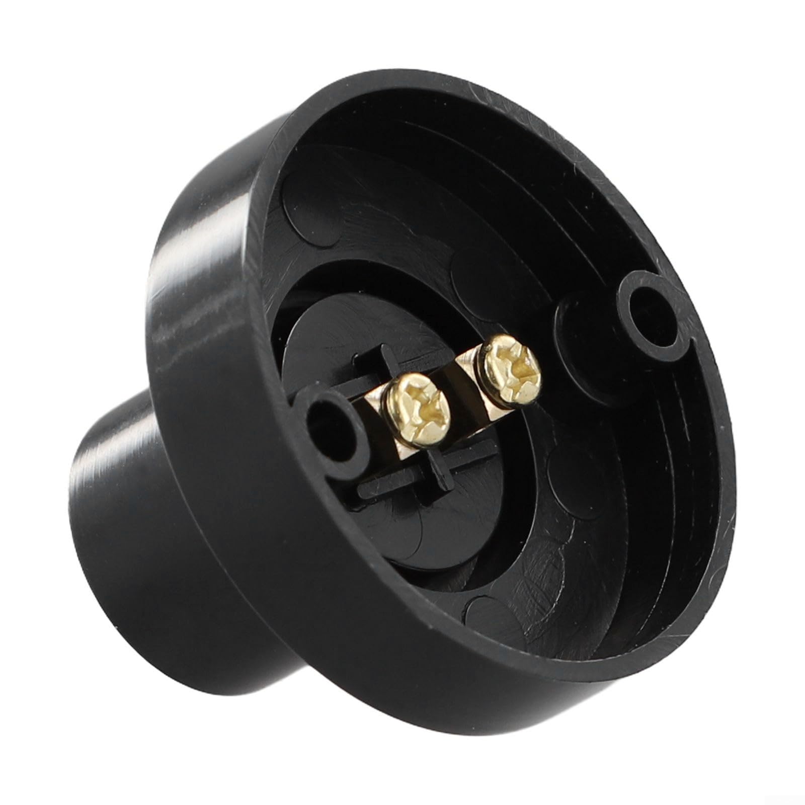 Aprilsunnyzone E14 Screw Lamp Base Holder Designed for Small Power Light Sources, 1 Piece Package (black)