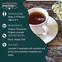 Vista 19 de Positively Tea LLC. Té orgánico de arándano, té verde, rooibos, de hojas sueltas (1 LB)