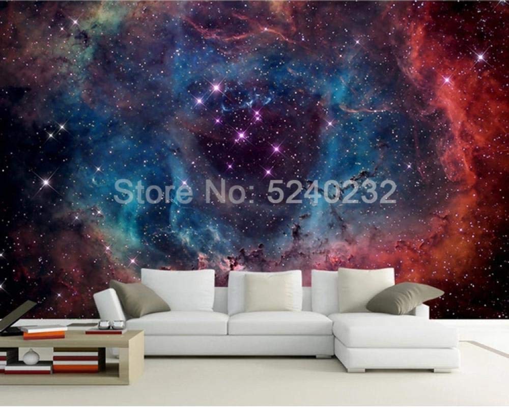 Affiche ciel étoilé 3D pour agrandir une petite chambre avec l'art mural