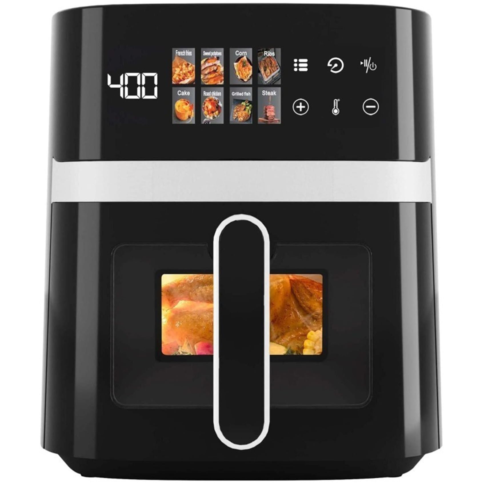 5-Quart Air Fryer - 8-in-1 Electric Hot Air Oven with LED Touch Screen