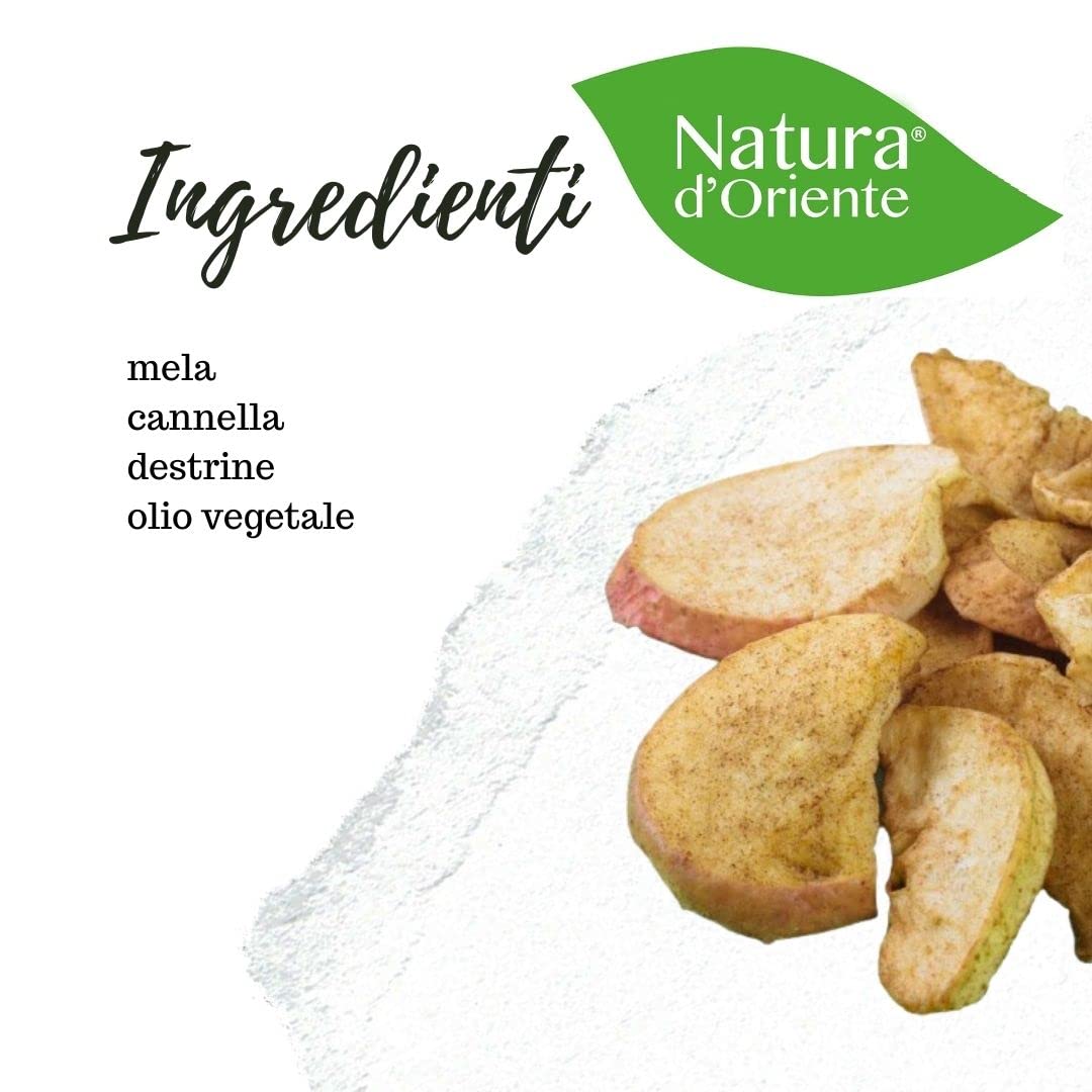 Natura d'Oriente Crujiente Manzanas Secas con Canela 1000 g