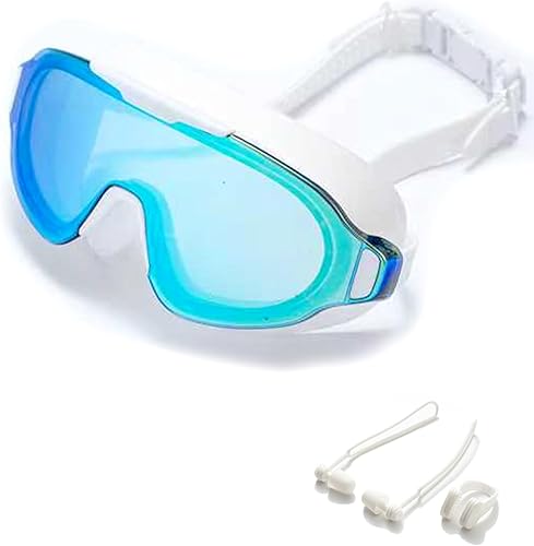 Seasprint - Gafas de natación antivaho de gran angular