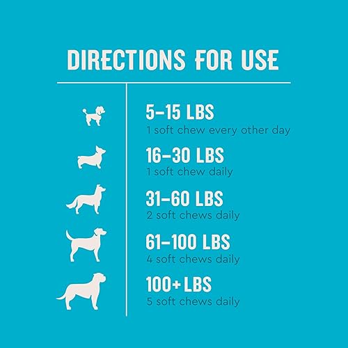 Miniatura 5 de VetIQ Suplemento calmante de apoyo para perros, masticables calmantes que ayudan a controlar el estrés y promover la relajación, alivio