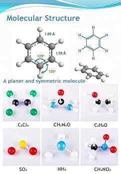 Amazon.co.jp: 267個の有機化学モデルキット、化学分子有機無機
