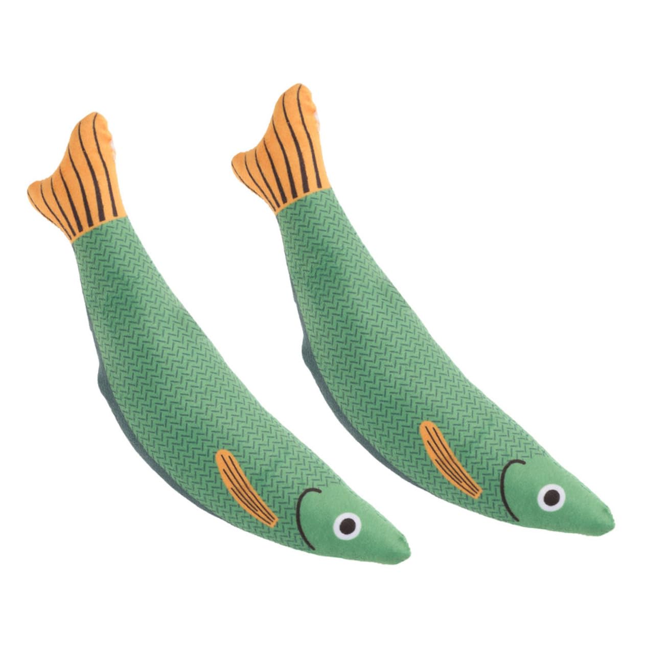 VANZACK 8pezzi Giocattoli Per Gatti Forma Di Pesce Giocattoli Catnip Interattivi Per Masticare e Divertimento Perfetti Per Gatti Indoor Resistente e Sicuro