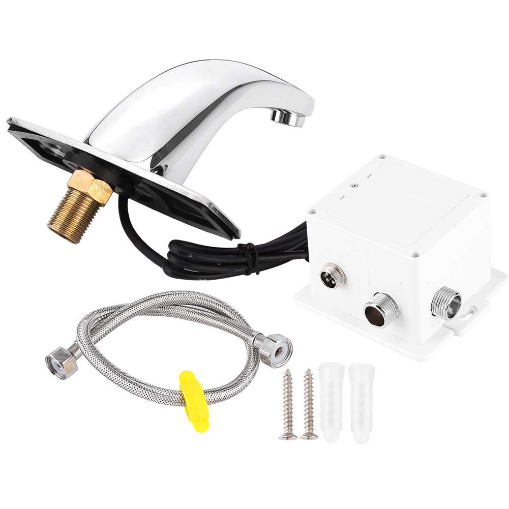 Automatic Faucet, Basin Faucet Sensor Tap Deck Mounted Touchless for Kitchen for Bathroom