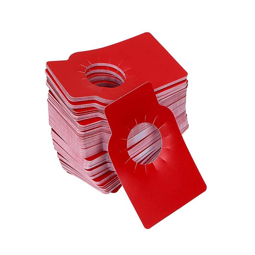 Buy 100 Pcs Wine Bottle Tags,Dual Sided Blank Bottleneck Labels Wine