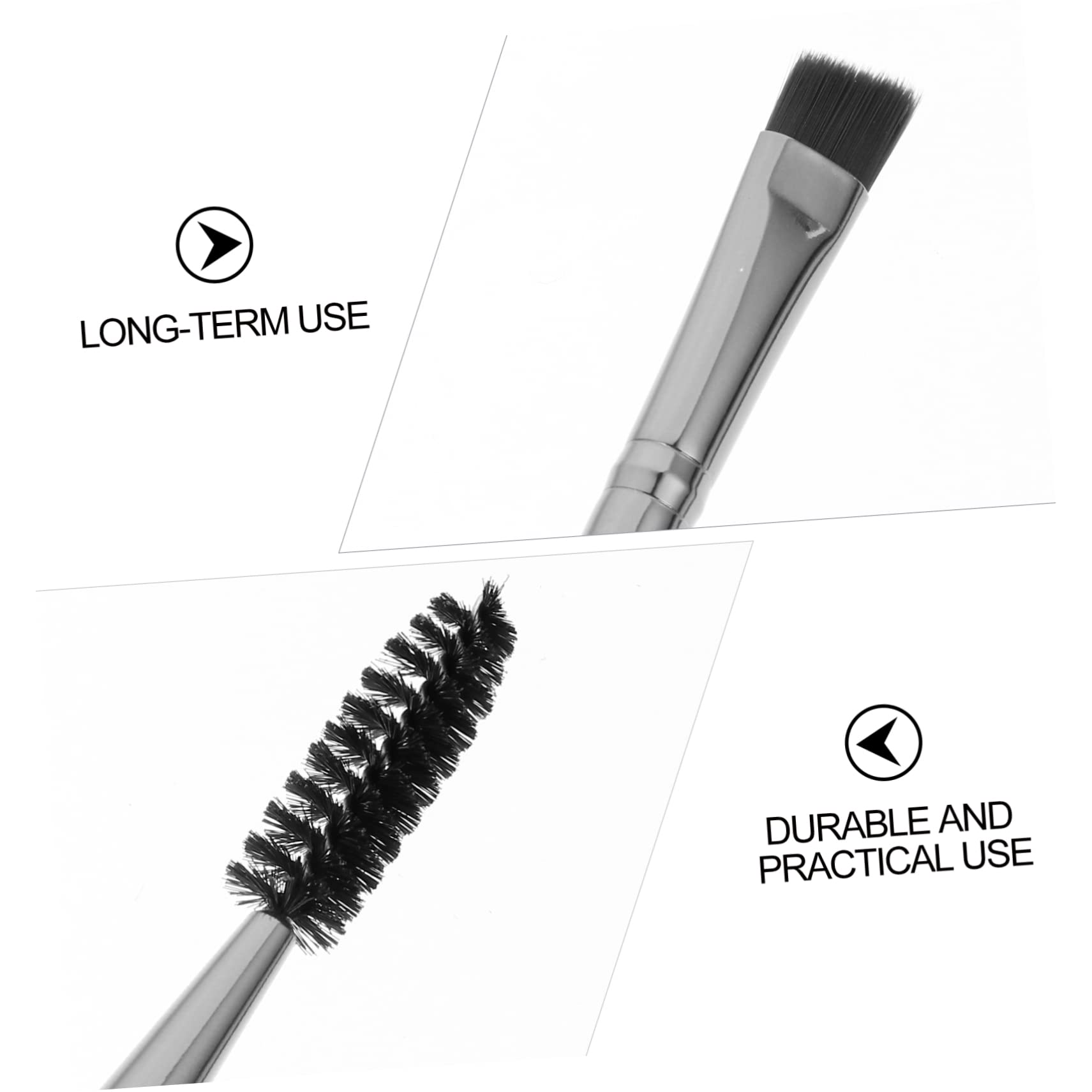 HAPINARY 6pcs Eyebrow Angled Brush for Suit for Women Multifunctional Brow Makeup Brush Set for Birthday Present