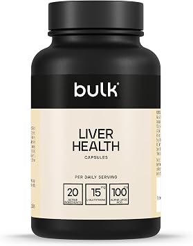 Bulk Liver Health Supplement Capsules, Choline, Vitamin B | Riboflavin, Pack of 90