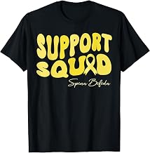 yellow spina bifida awareness support squad warrior tee T-Shirt