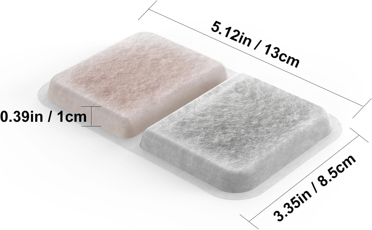 12-Pack Dual Action Air Purifier Pads Compatible with Catit Litter Box Jumbo Regular Smartshift, Keep Nasty Smells at Bay