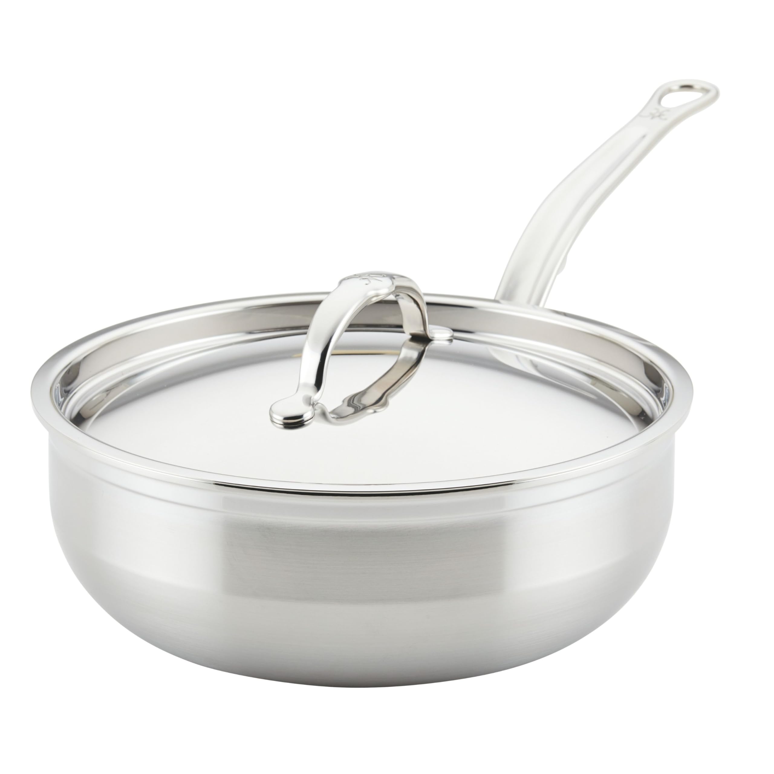 Hestan ProBond Forged - Professional Clad Stainless Steel Essential Pan, 3.5 Quart, Induction Compatible