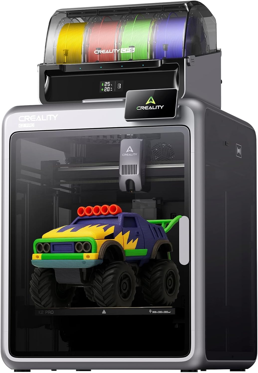 3IDEA Creality K2 Pro Combo 3D Printer, Multicolor 3D Printer with CFS, 600mm/s Max High-Speed, Dual AI Camera, Fully Assembled Auto Leveling, 300x300x300mm Large Print Volume, for Pros & Hobbyist-picture-17