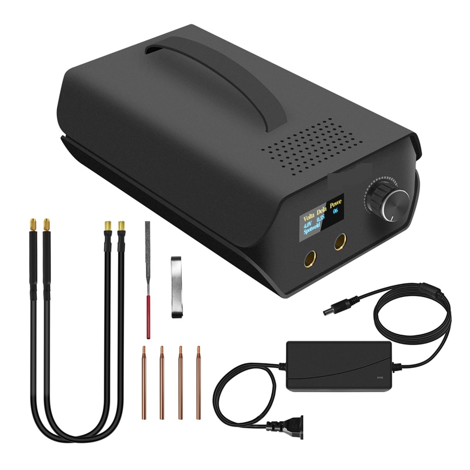 Gdbagkdqk One Color 0.4/0.3Mm Spot Welder Portable Farad Capacitor Welding Machine For Battery Tool Kit The Weld Is Strong