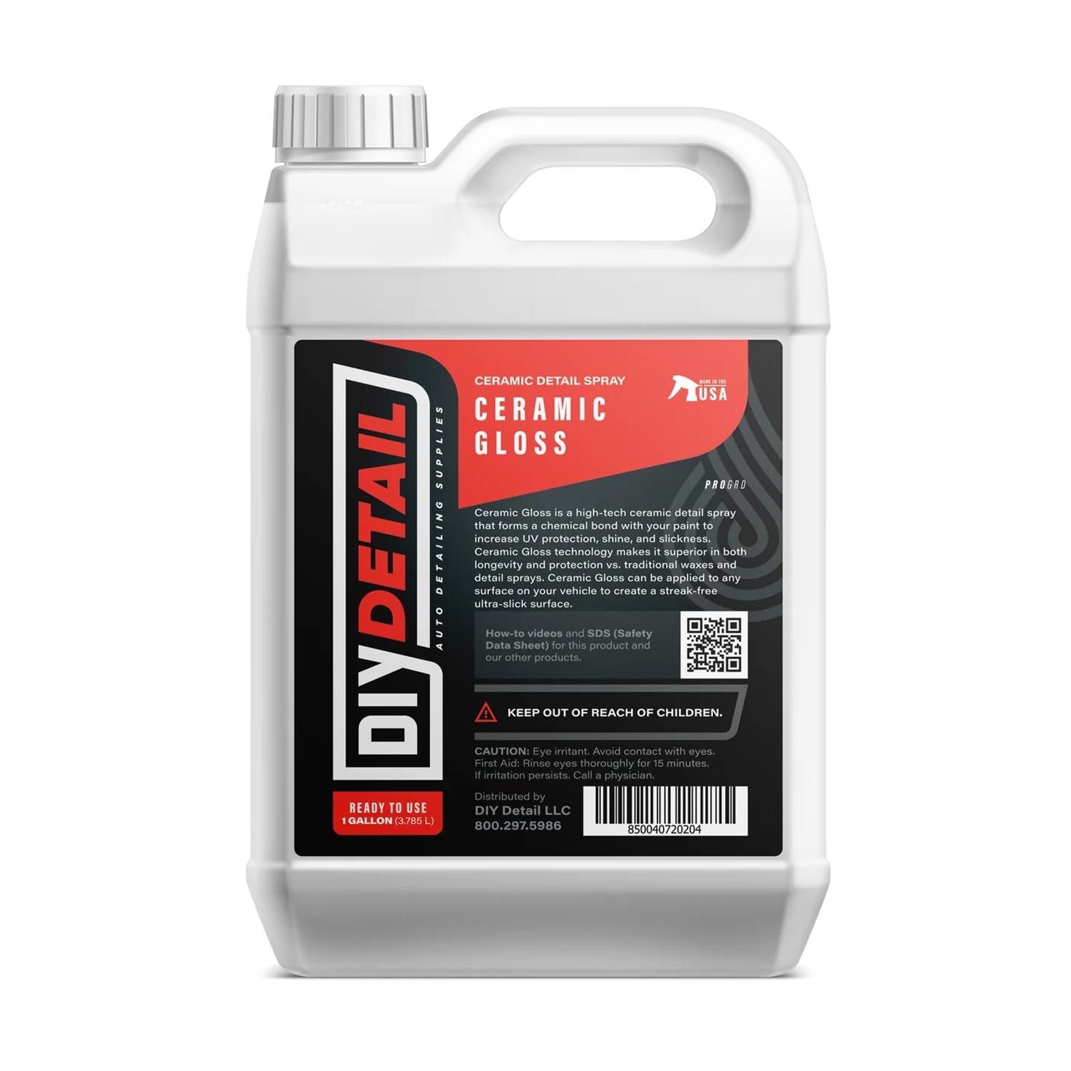 DIY Detail Ceramic Gloss Spray Coating | Achieve Professional-Level Shine and Protection | Gallon 128oz