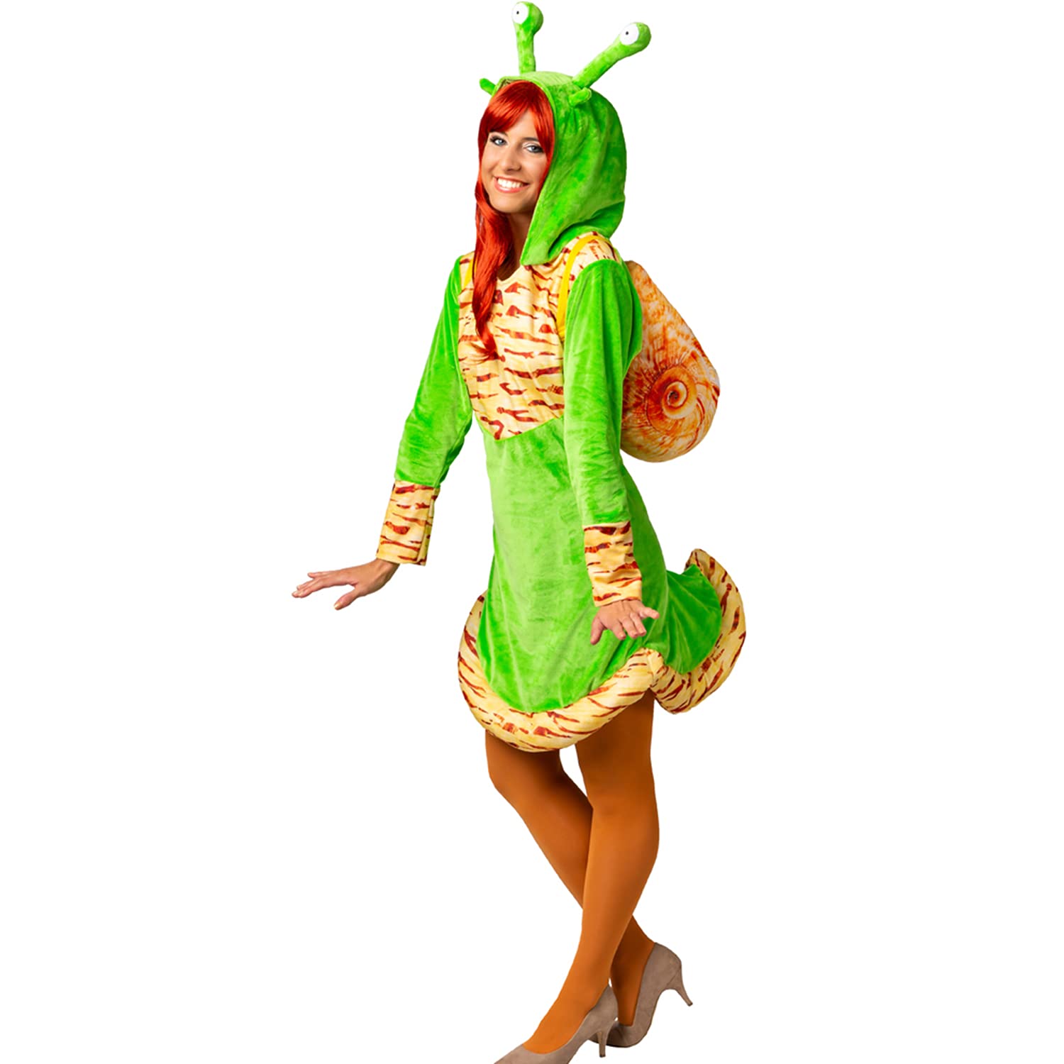 Orlob Damen Kostüm Kleid Schnecke Karneval Fasching Gr. 42/44