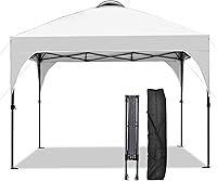 Vista 26 de GDY Tienda de campaña desplegable de 8 x 8 pies con una configuración de empuje, fácil de instalar con 4 paredes laterales para eventos, fiestas