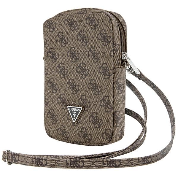 CG Mobile Guess Handytasche GUWBZP4GFTSW braun Zip 4G Triangle