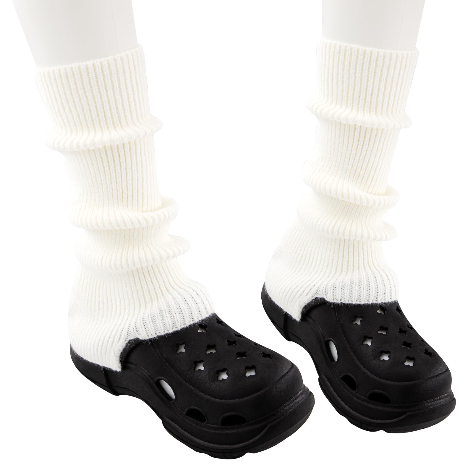 Knit Leg Warmers Girls Winter Long Socks for Women