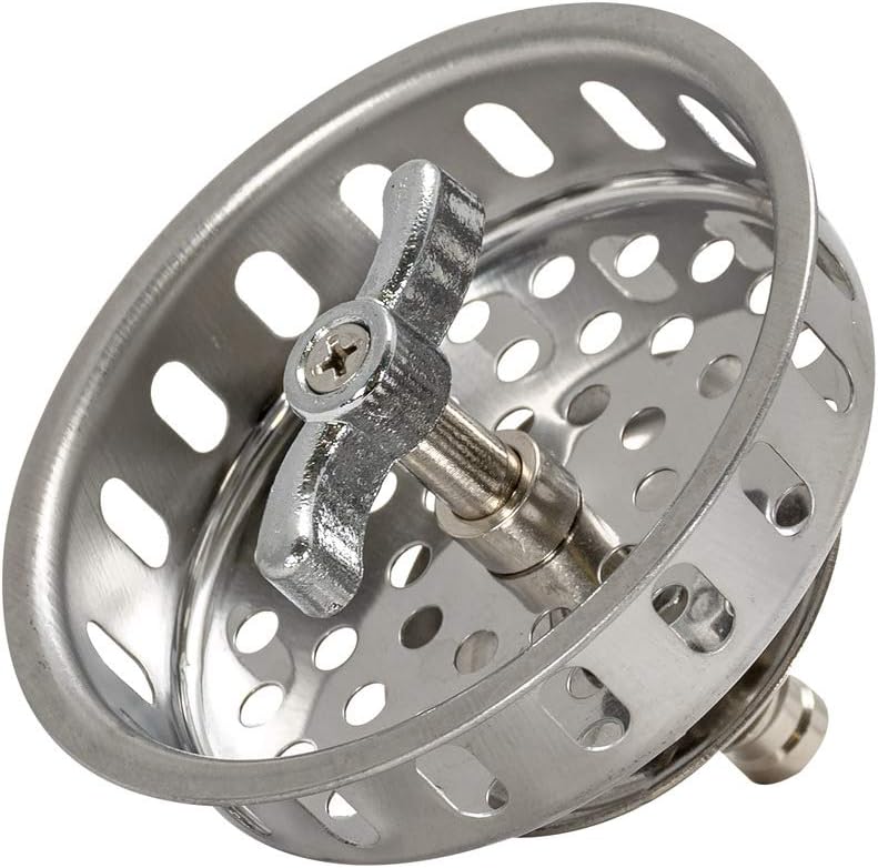 EZ-FLO30047 threaded post stainless steel replacement basket, White, 2.6 x 3.45 x 3.45