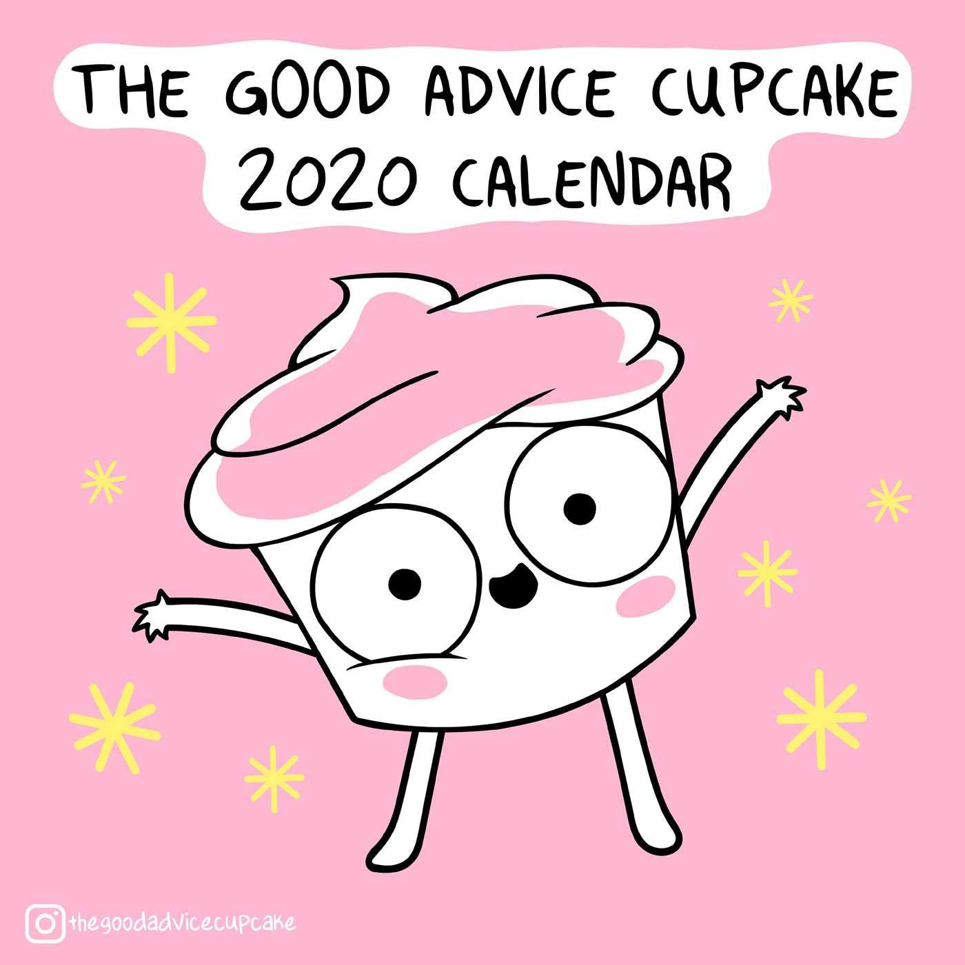 The Good Advice Cupcake 2020 Wall Calendar