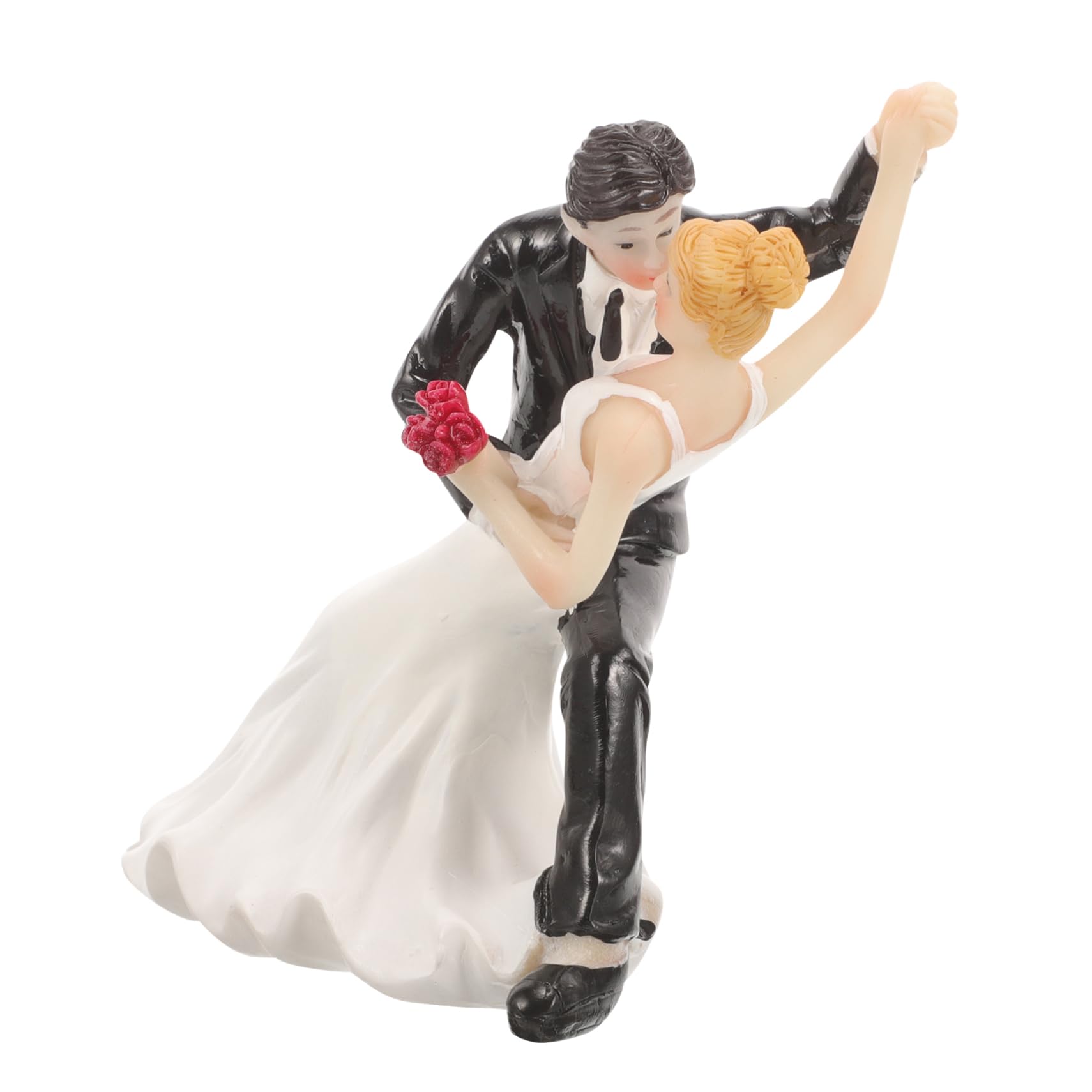 BESPORTBLE 2 Pezzi Cake Topper Sposini per Decorazione Torte Nuziali Leggero e per Matrimoni e Design e Finitura