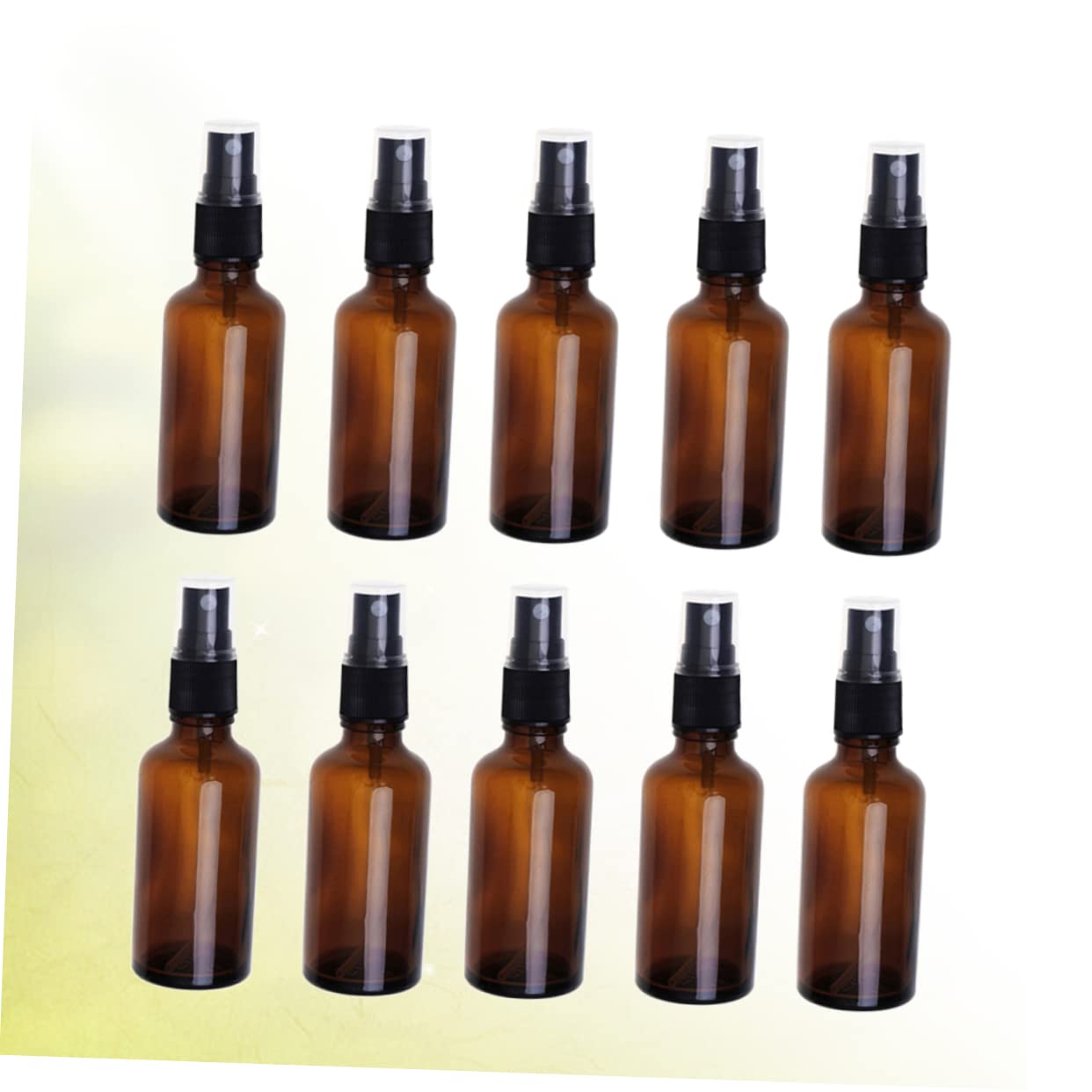 VALICLUD 20pezzi Flacone Spray Vuoto Vetro Bottiglia Spray Portatile da Viaggio per Cosmetici Olio Essenziale Flacone Cosmetico da Viaggio Marrone