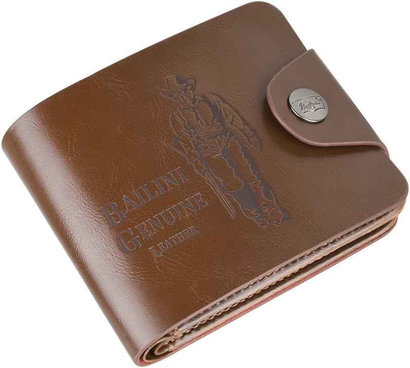 Men's leather wallet and Male Short Wallet Coin Purse Walet Bag Money Vallet with Credit/ID Cards Holder Purse Wallet