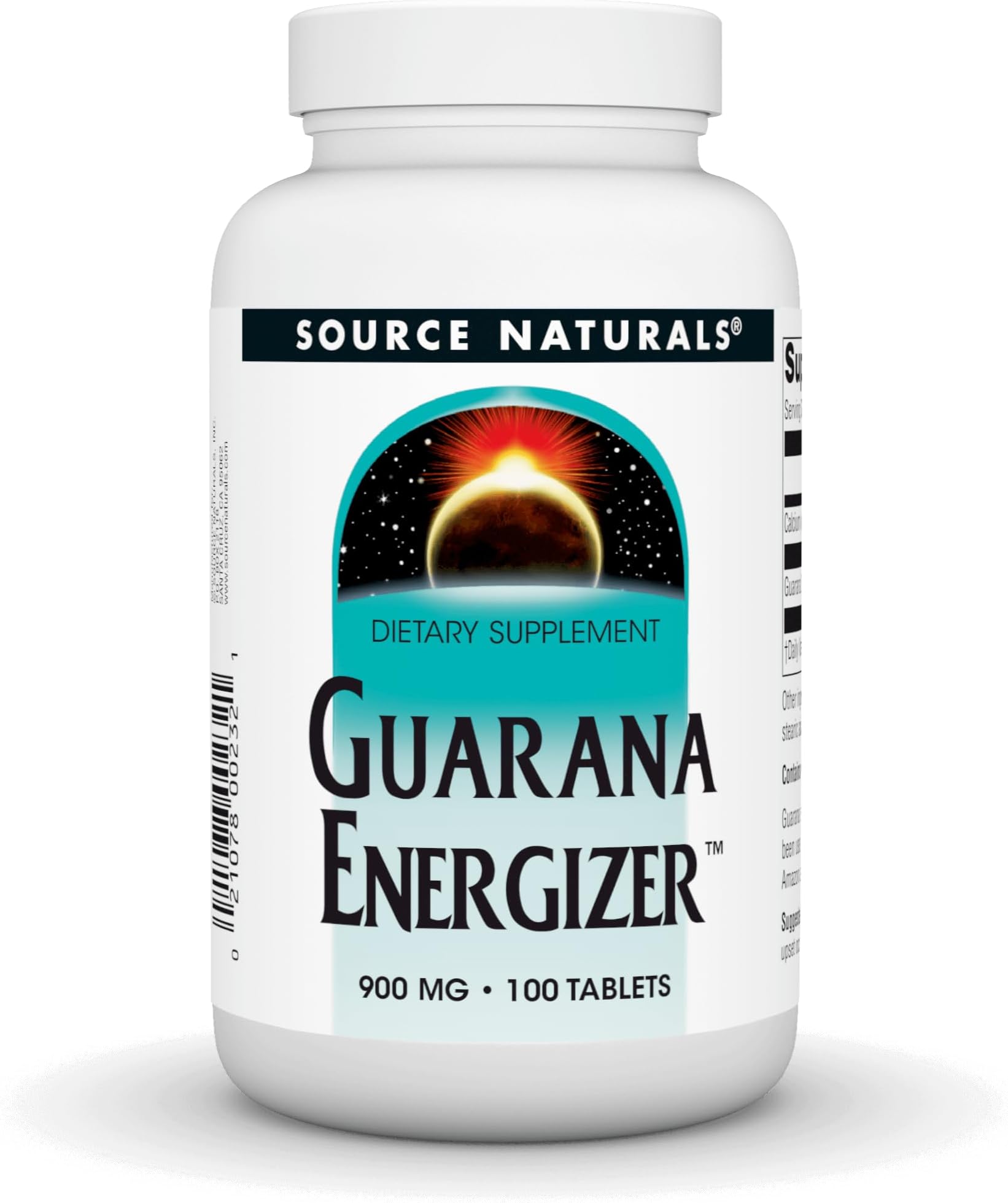 Guarana Energizer, 900mg - 100 Tablets