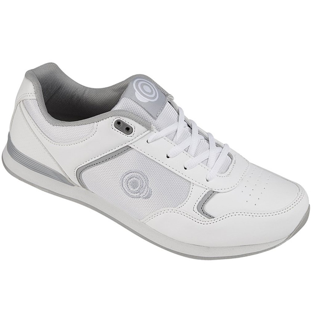 Jack Mens Bowling Velcro Shoes White Size