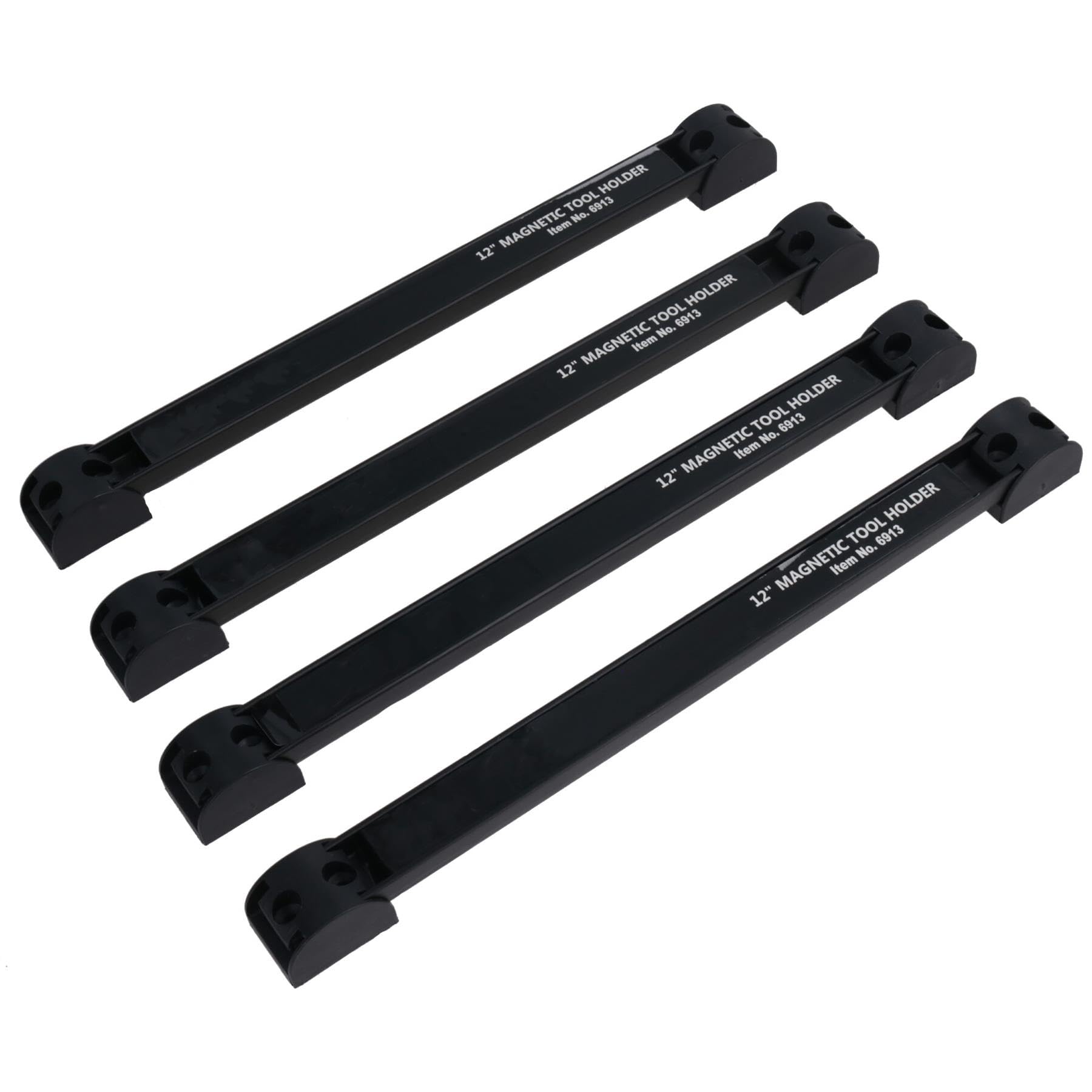 AB Tools Magnetic Wall Mounted Tool Holder Storage Rack Bar Organiser 4 x 12inch Strips