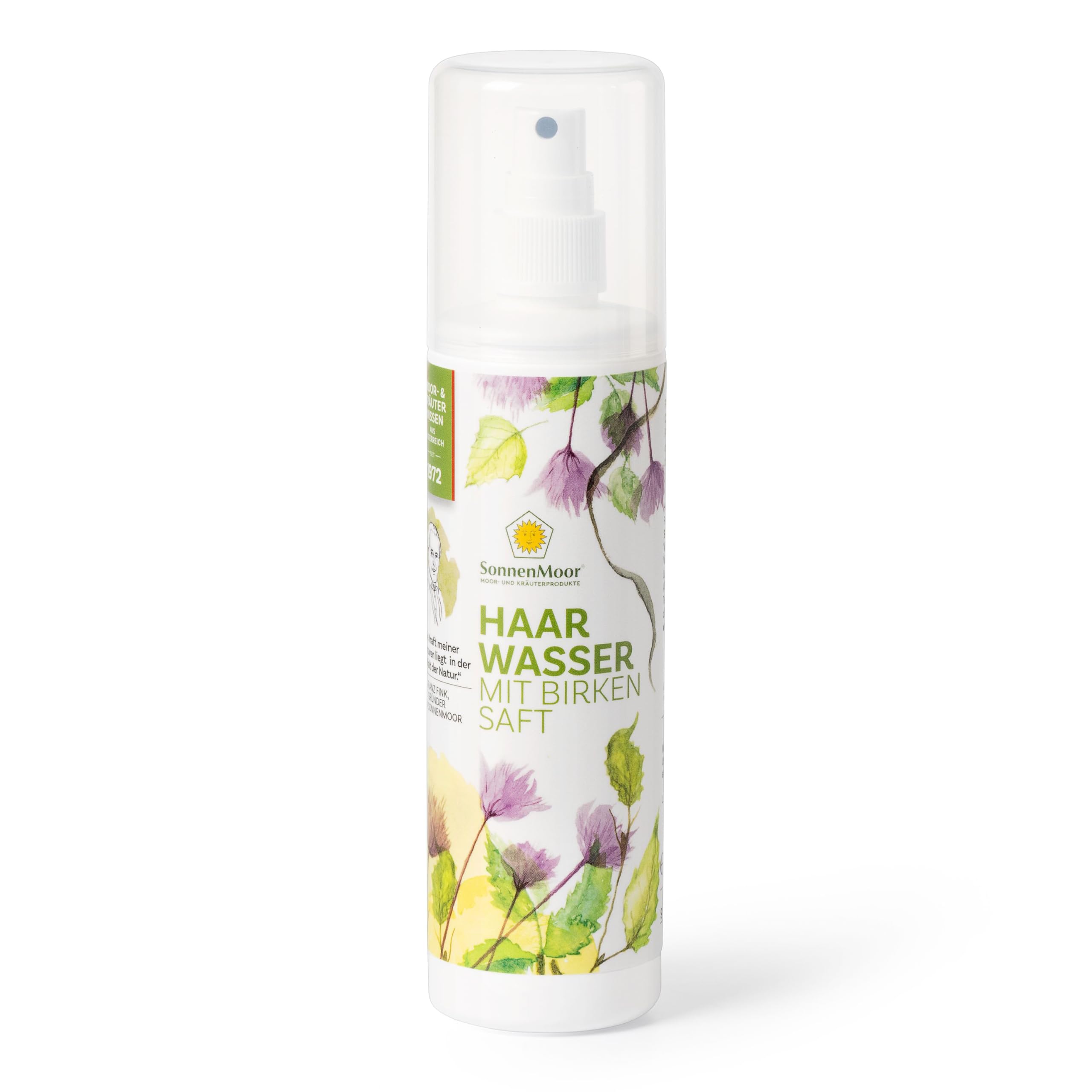 Natürliches Haarwasser 200 ml mit Birkensaft vom österreichischen Familienbetrieb SonnenMoor