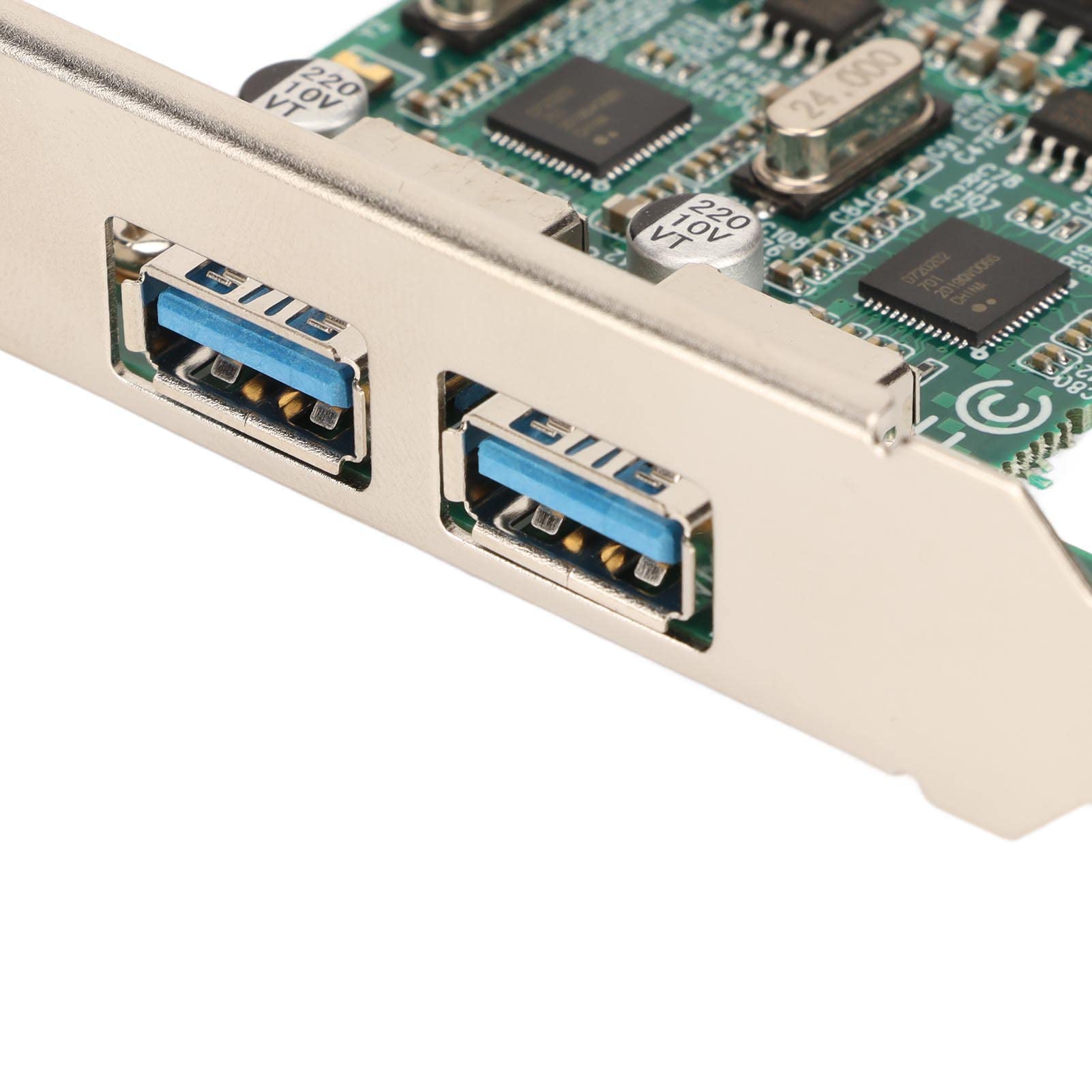 Karta rozszerzeń PCIe z 4 Portami USB3.0 Całkowita przepustowość 20 Gb/s dla urządzeń do Transmisji na żywo