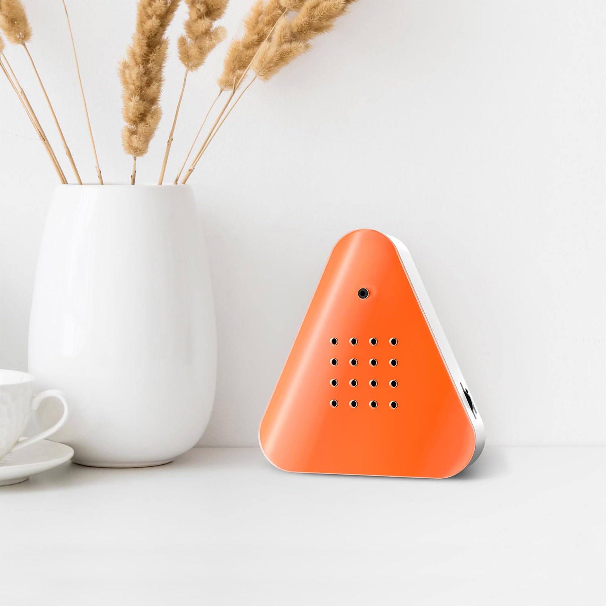 RELAXOUND ORIGINAL Lakesidebox "Orange" – Moderne Naturgeräusche Box – Entspannende Waldsee-Atmo – Bewegungsmelder mit Sound – Naturgeräusche Soundbox