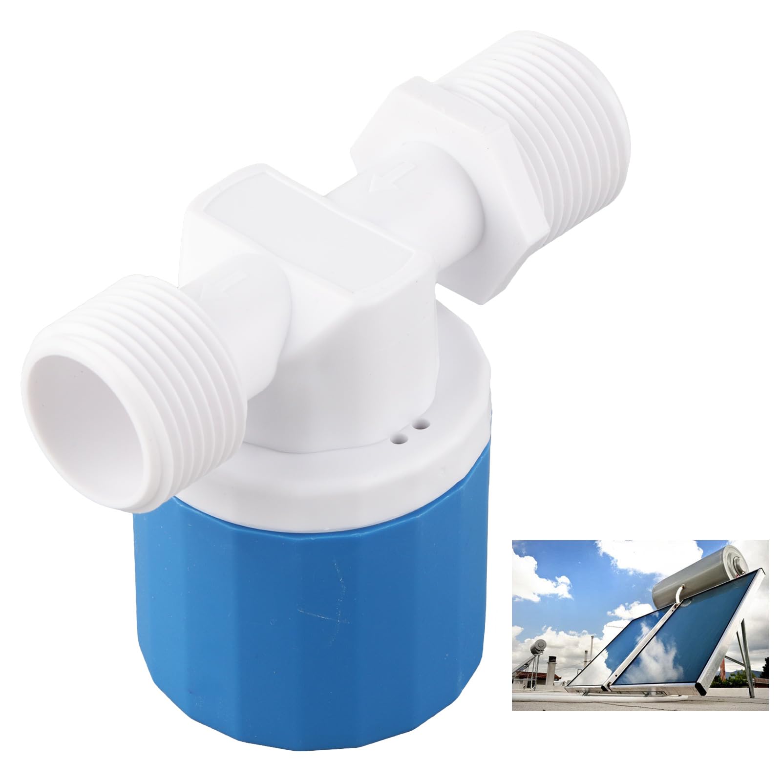 Robinet Nylon Résistant Robinet Flotteur Automatique Nylon - Contrôle Niveau Eau Chauffe-eau Solaire 1 Pouce Robinet Automatique Chauffe-eau Solaire - 2