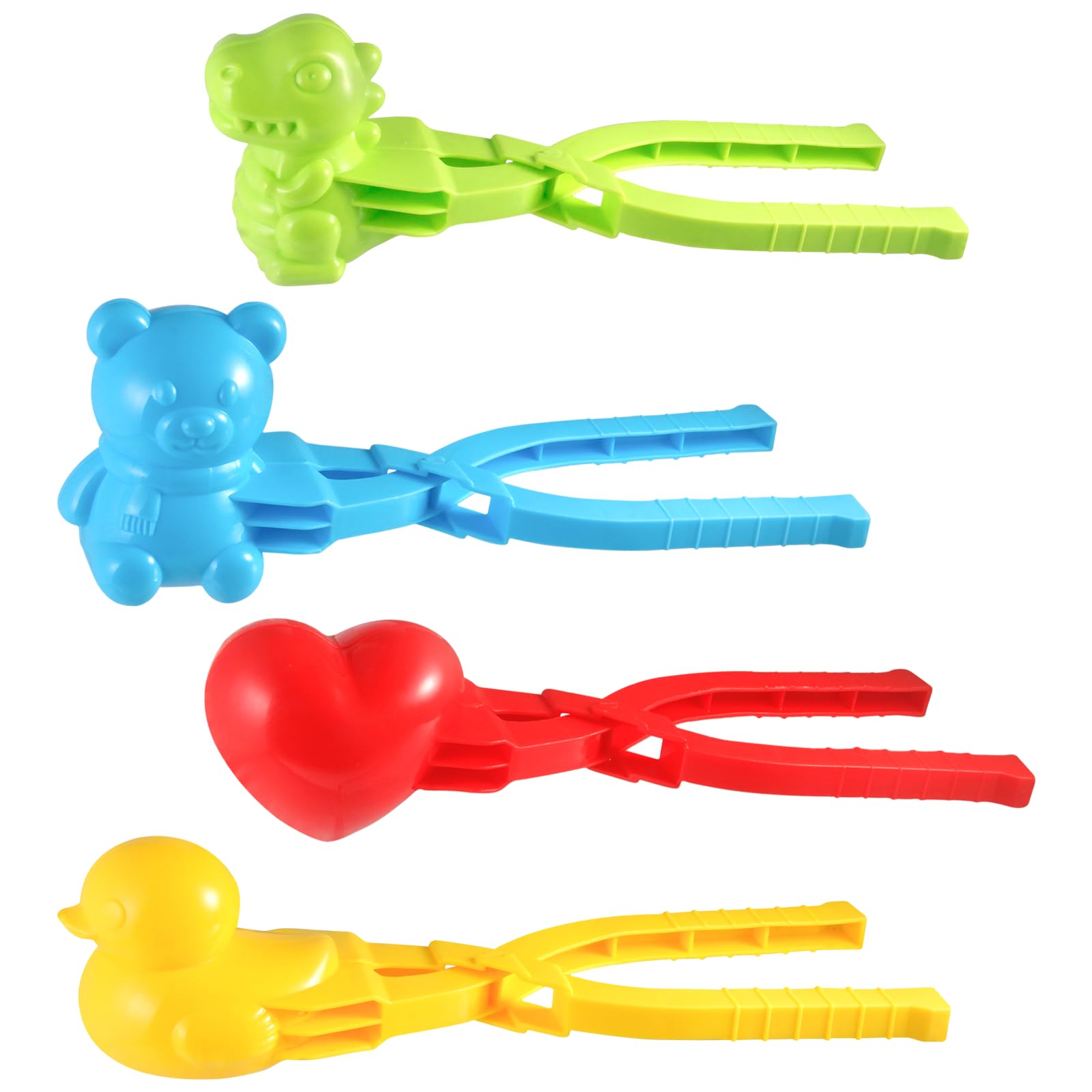 HUIKANGSHENGDuck Rice Mold, 4 Types Animal Rice Tool, Rice Ball Sushi Mold, Rice Molds for Kids Rice Shaper Mold Rice Scoop