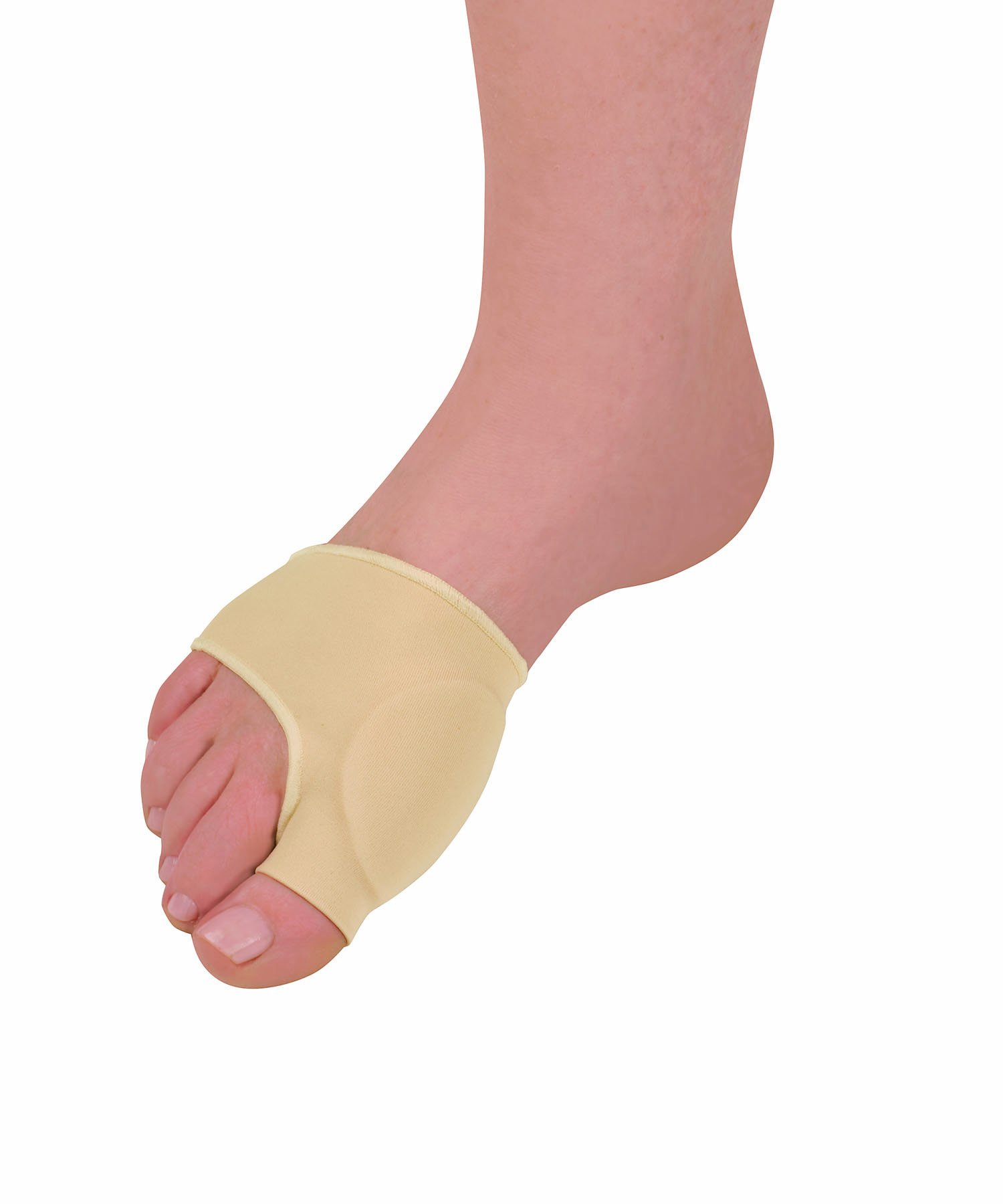 Steins Gel Bunion Sleeve for Bunion Pain Relief, Tan, Regular