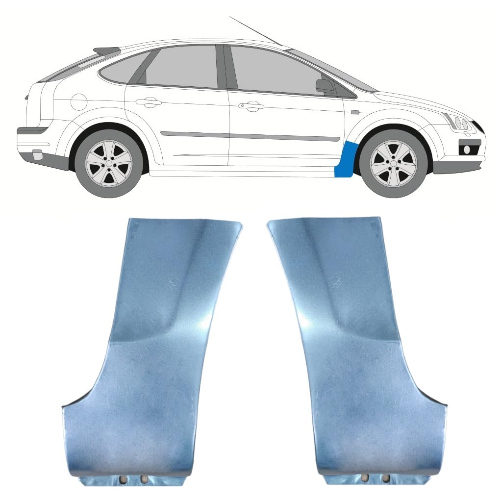 Reparaturblech Kotflügel vorne für Ford Focus 2004-2010 / Links+Rechts/Satz