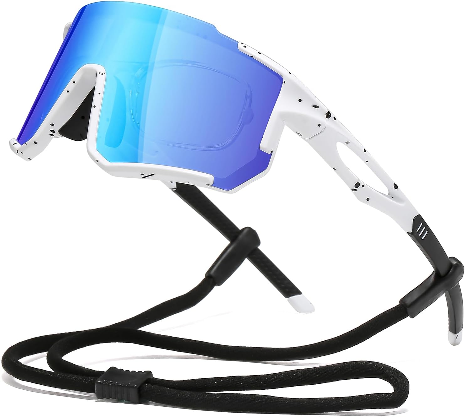 Suertree Polarized Cycling Sunglasses for Men Women UV Protection with Myopia Clip Baseball Biking Running MTB Sun Glasses