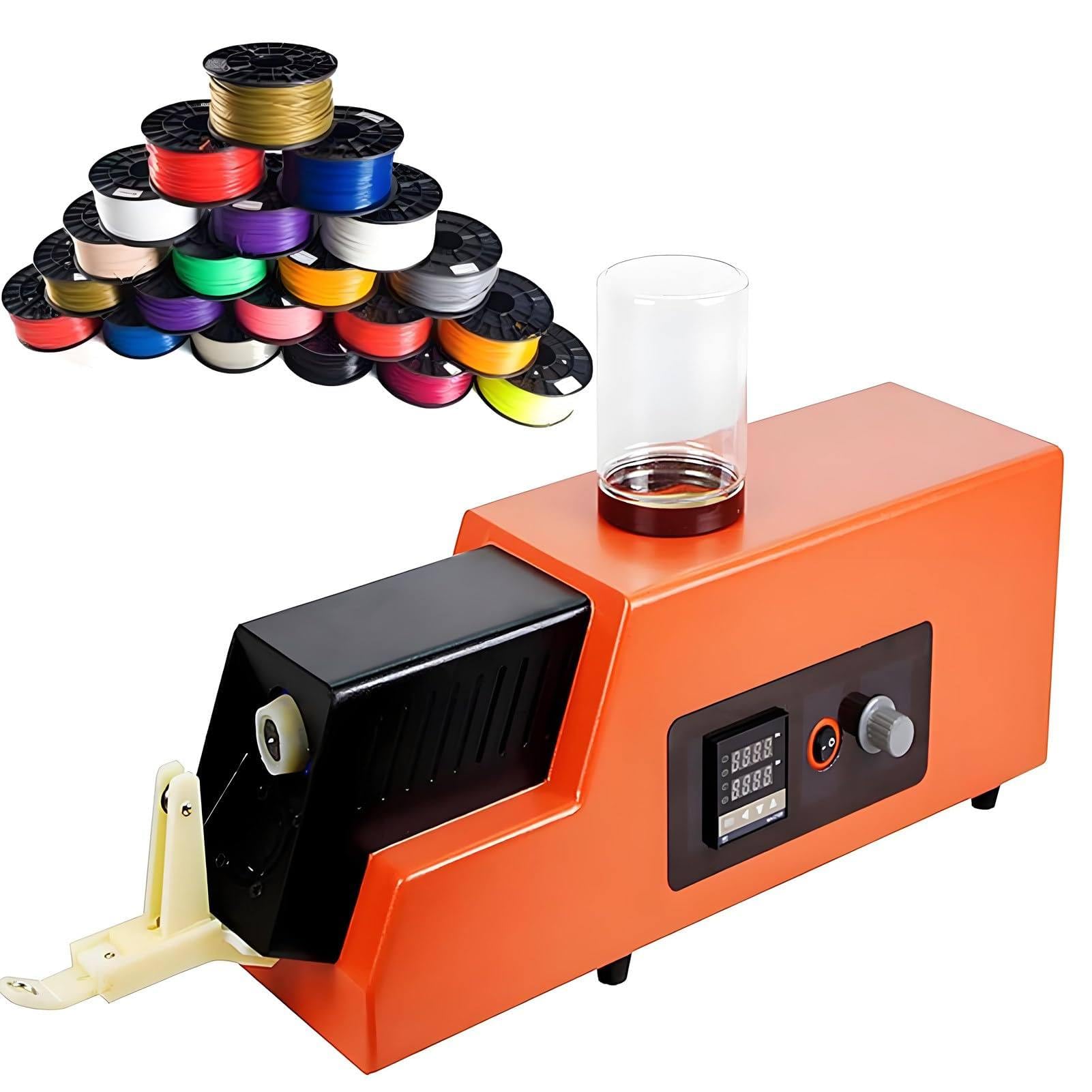 Jozyjul Multicolor 3D Print Filament Extruder Machine, Speed Adjustable 3D Printer Filament Recycler Machine(300Mm/Min~650Mm/Min), For Pla, Abs, Pva Materials