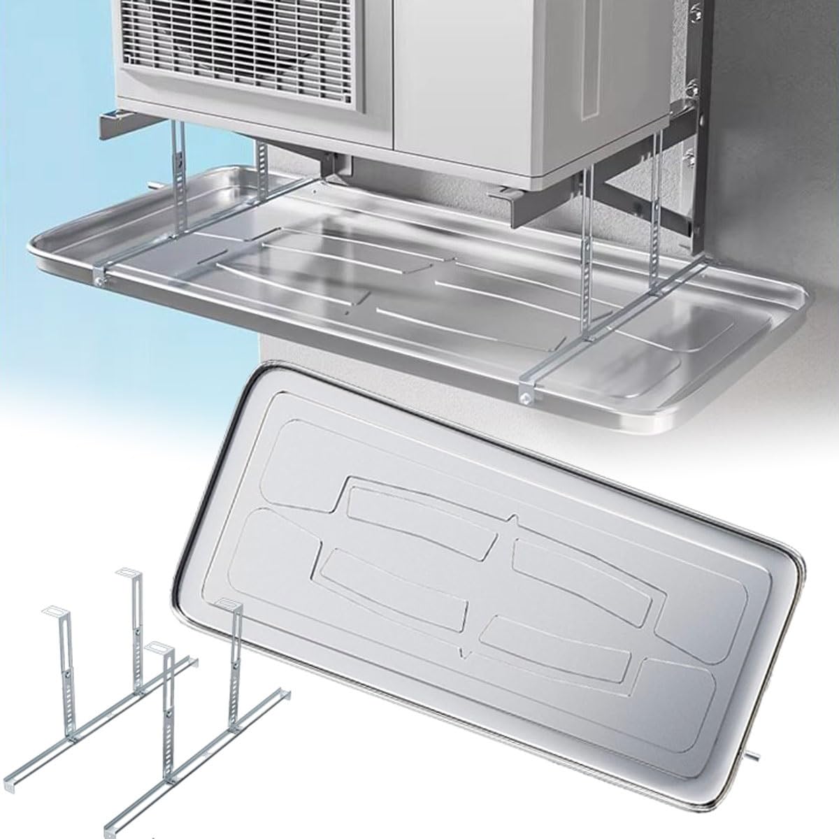 Joytar Condensate Drain Pan Plastic Drip Tray with Drain Tubing