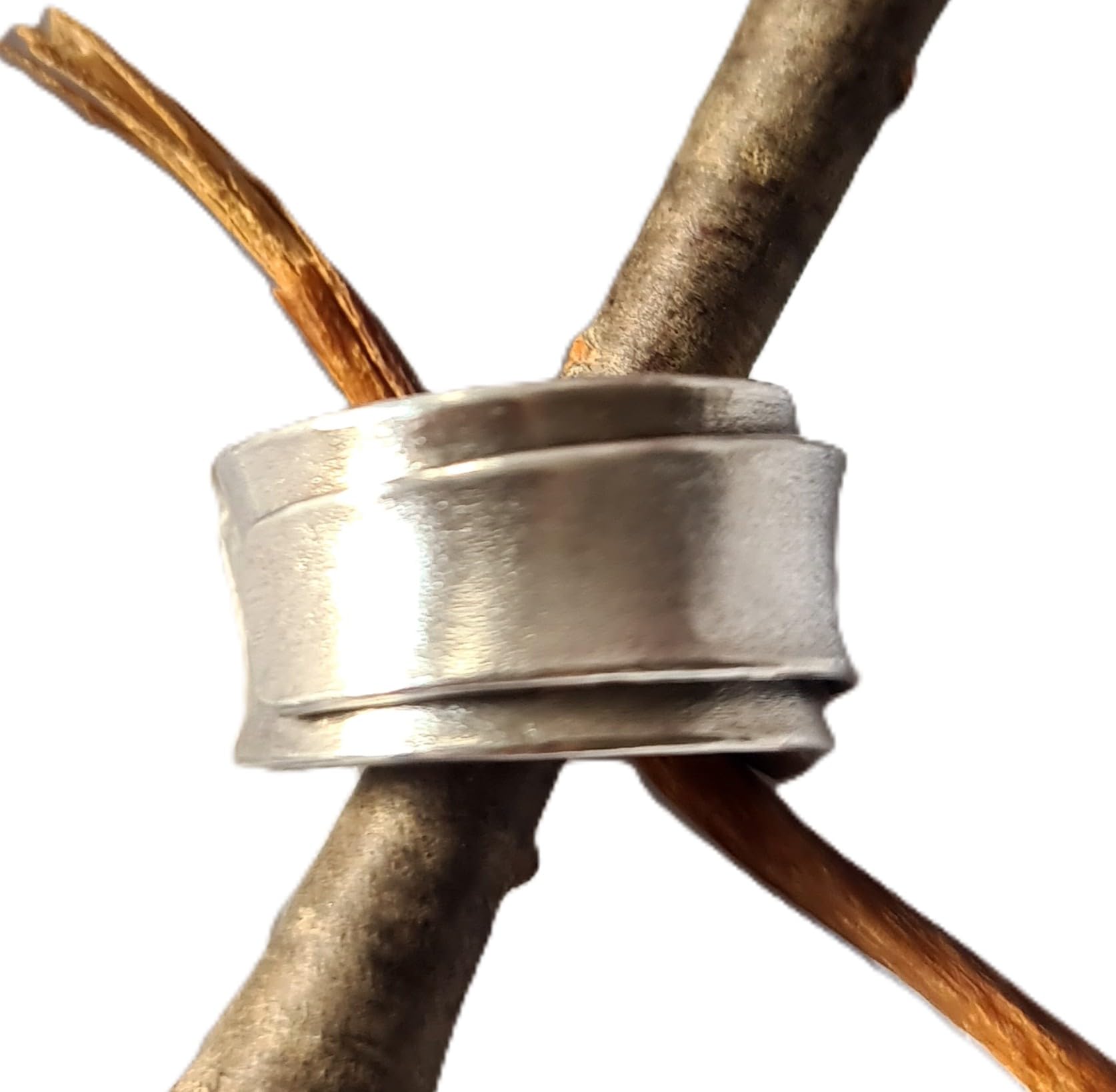 Wickelring Ring aus Silber - konkav