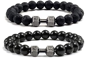 Traintough Dumbbell Bracelet for Men: The Perfect Fusion of Fitness and Fashion