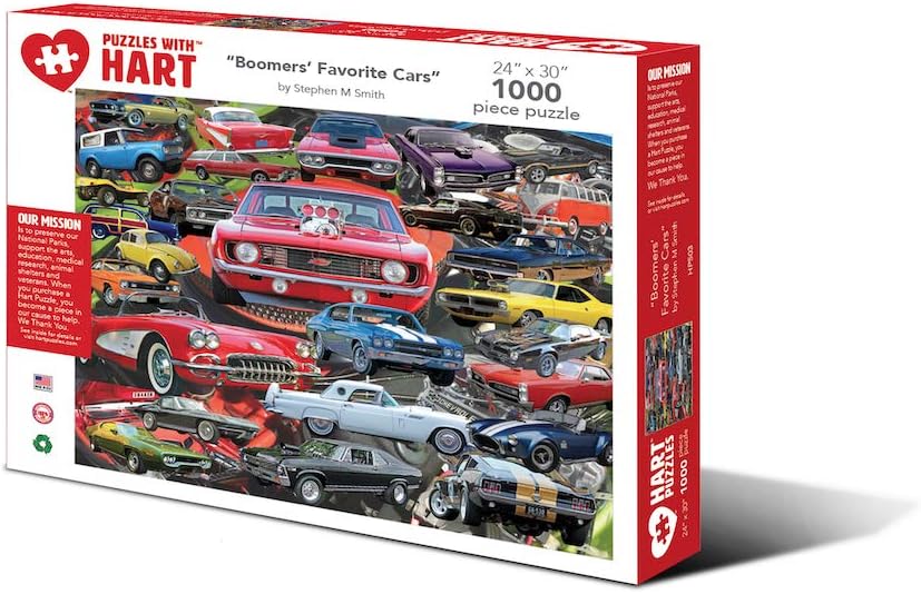 Favorite Cars 1000 Piece Puzzle, 1 EA