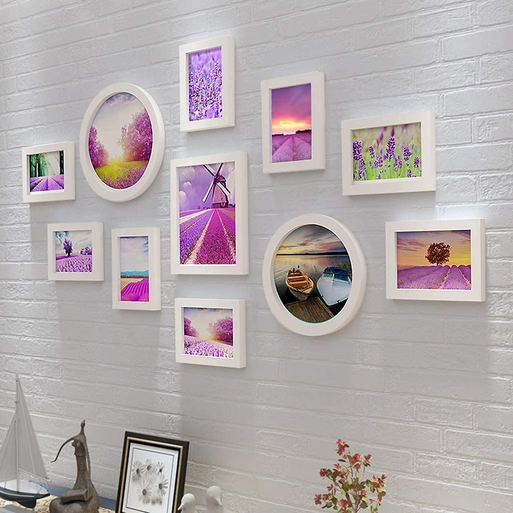 Photo wall picture pour harmoniser un grand mur vide de salon